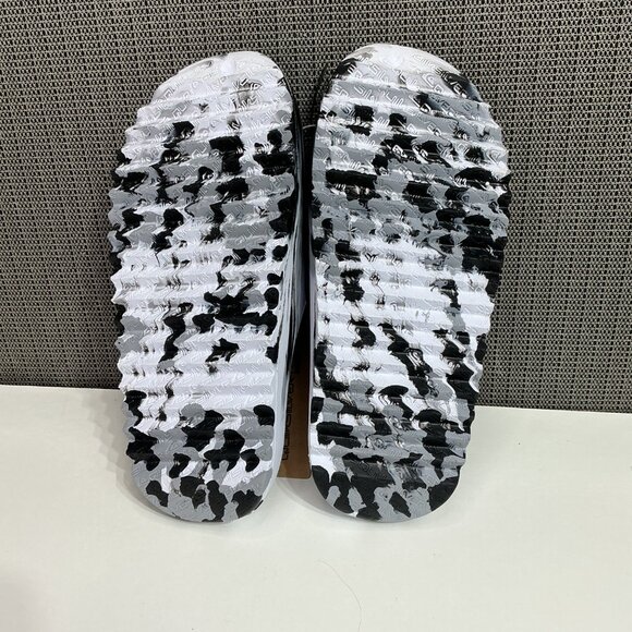 Quiksilver Mens Size 7 Monochrome Slide Sandals - Picture 7 of 7